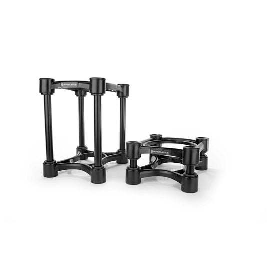 IsoAcoustics Iso-Stand Series Speaker Isolation Stands with Height & Tilt Adjustment: Iso-155 (6.1” x 7.5”) Pair