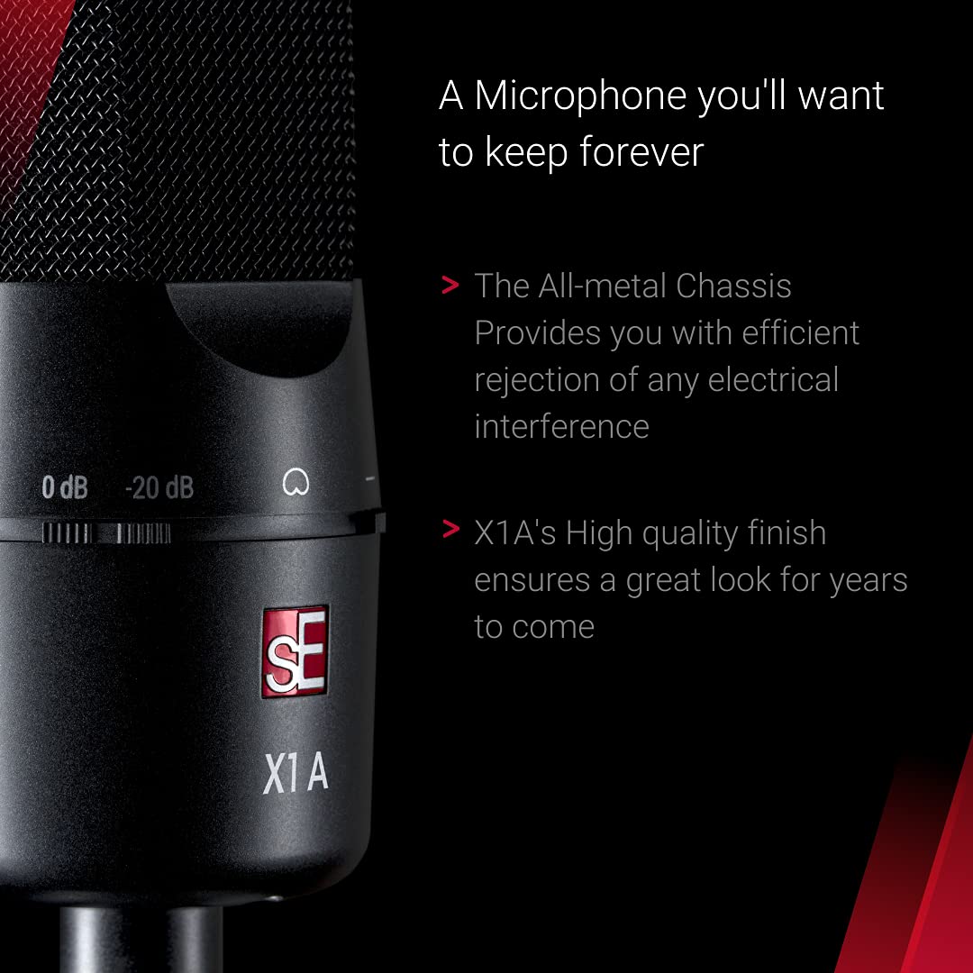 SE ELECTRONICS - X1 Series Condenser Microphone and Clip