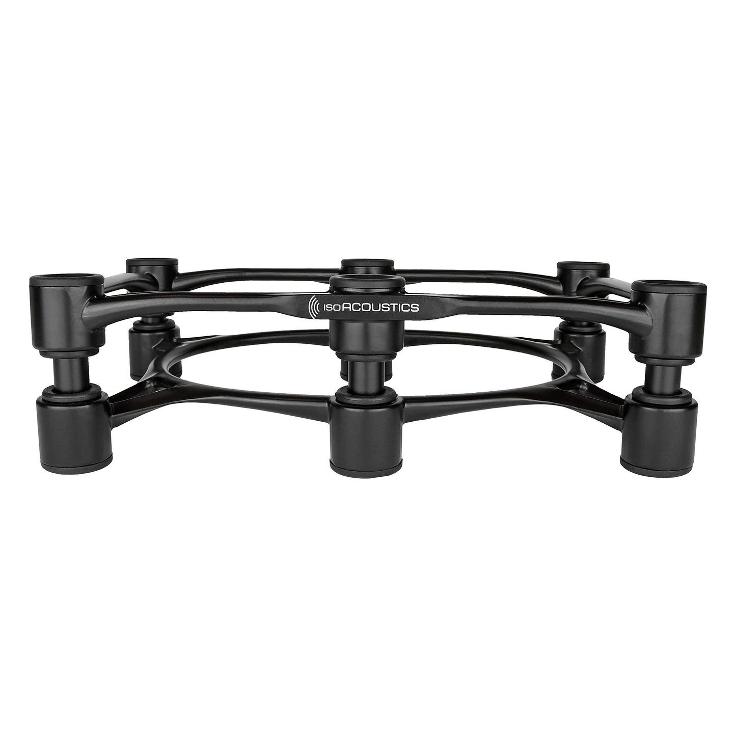 IsoAcoustics Aperta Series Isolation Speaker Stands with Tilt Adjustment: Aperta300 (11.8" x 7.9") Black (Single)