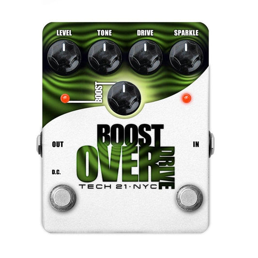 Tech 21 Boost Series BST-O Boost Overdrive Guitar Distortion Effect Pedal