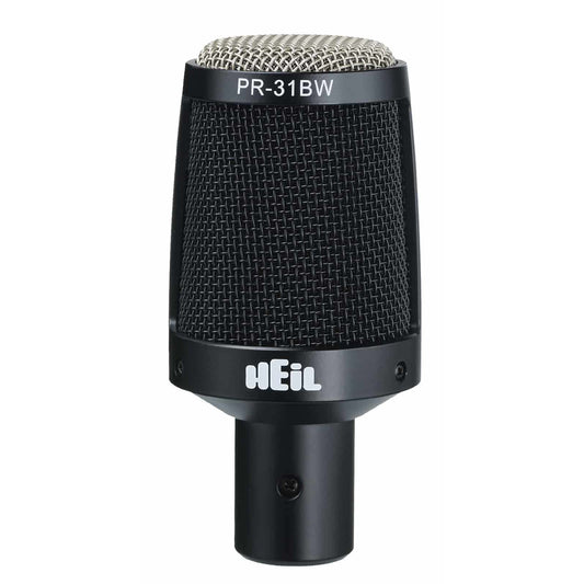 Heil Sound PR-31 BW All-Purpose Dynamic Microphone - Drum and Cymbal Microphone - Black