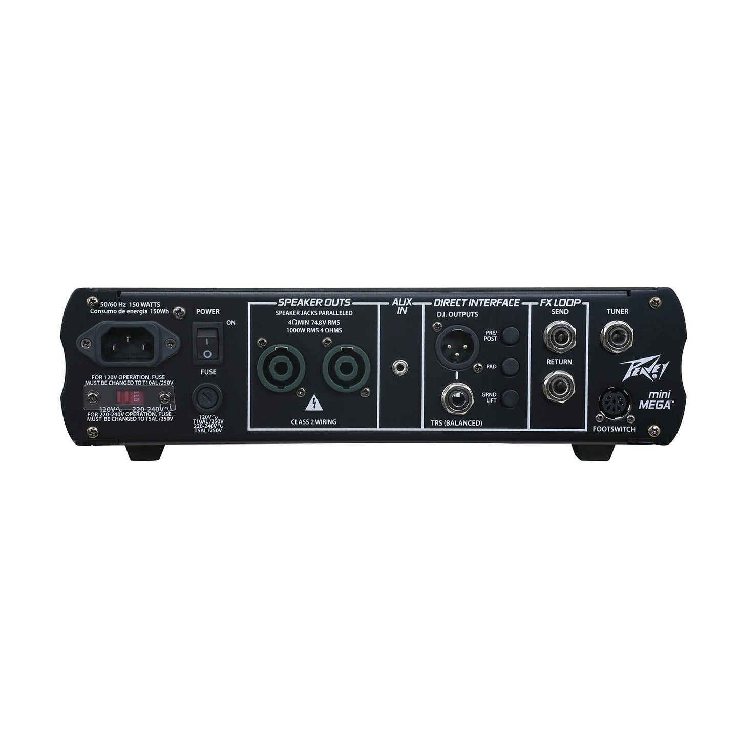 Peavey MiniMEGA 1000-Watt Mini Bass Amp Head