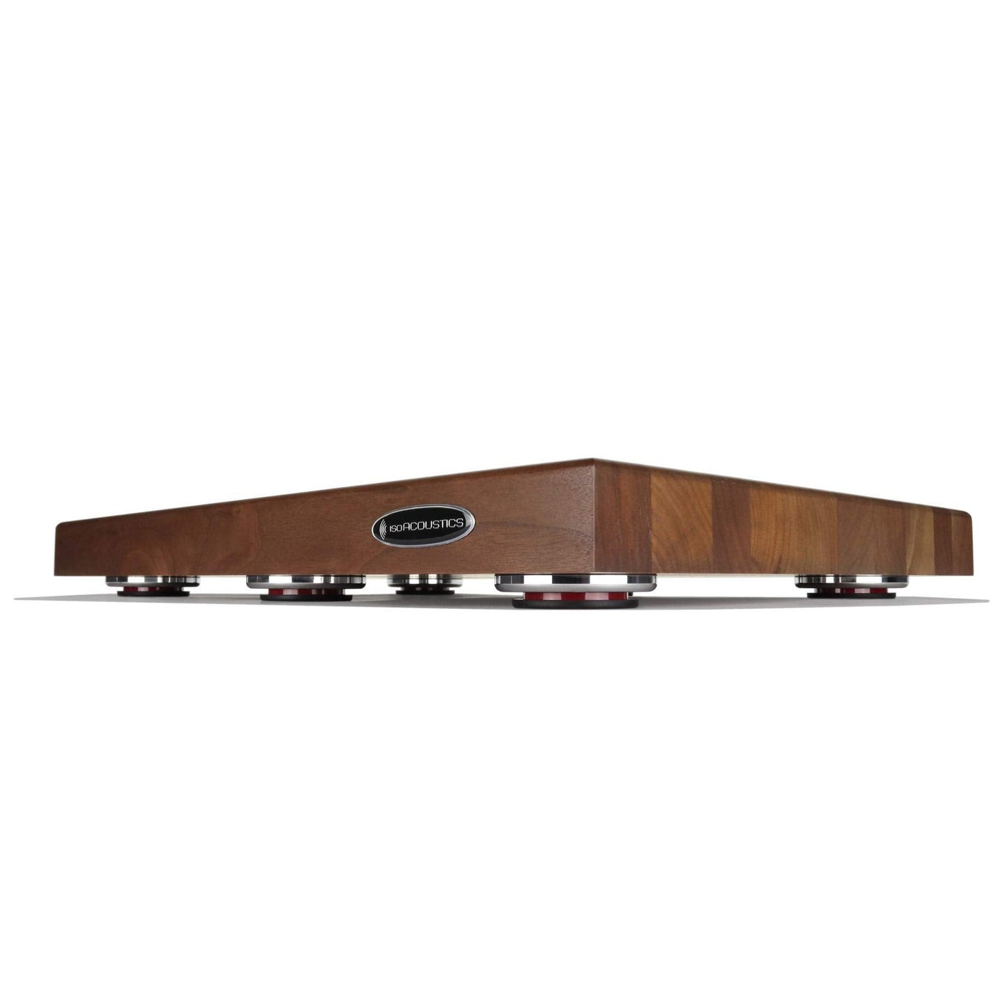 IsoAcoustics Delos Turntable Isolation Butcher Block Series: 2216W1 (22" W x 16" D x 1.75" H) Walnut