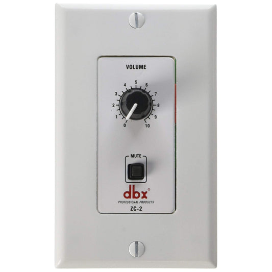 dbx ZC-2 Wall-Mounted Zone Controller White