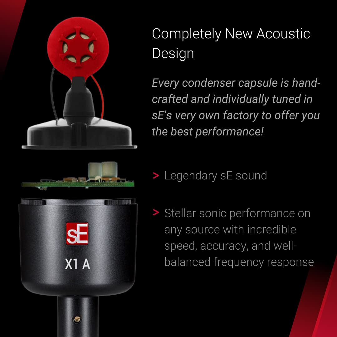 SE ELECTRONICS - X1 Series Condenser Microphone and Clip