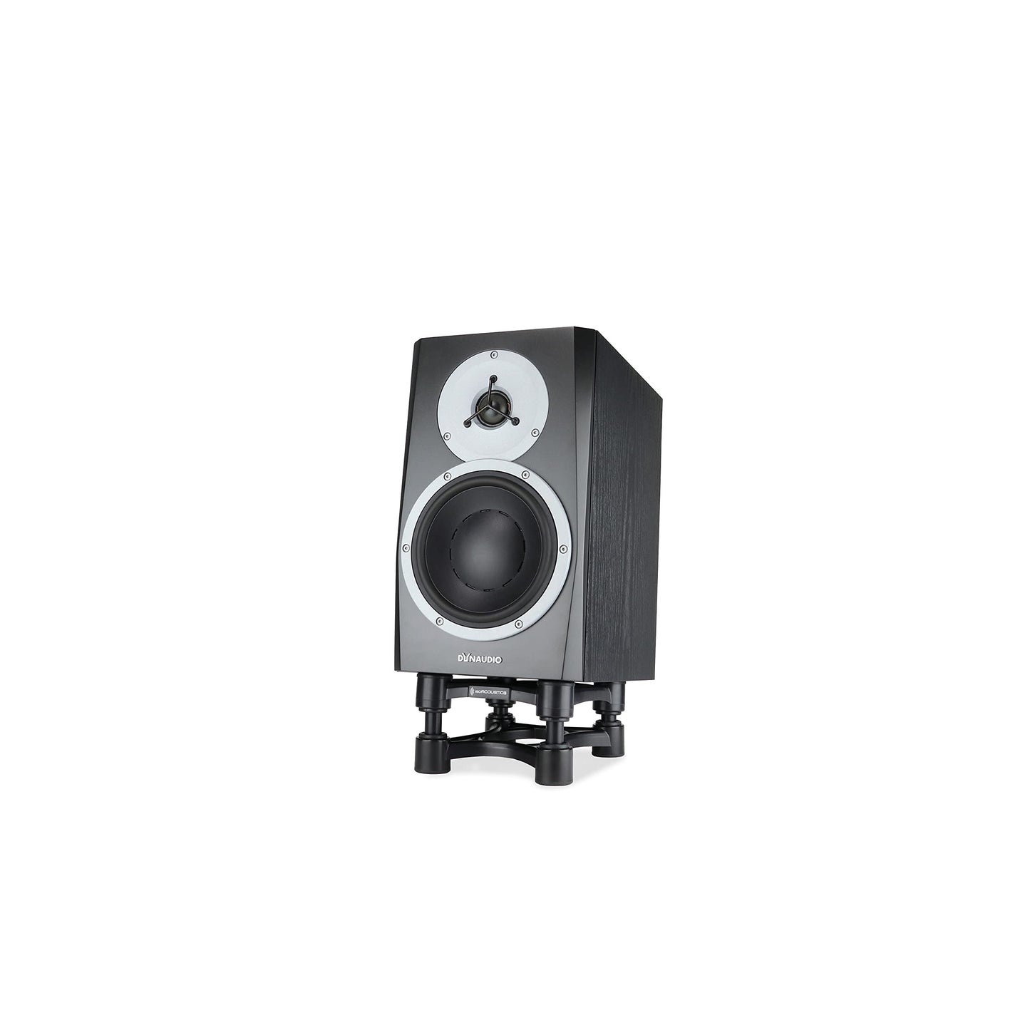 IsoAcoustics Iso-Stand Series Speaker Isolation Stands with Height & Tilt Adjustment: Iso-155 (6.1” x 7.5”) Pair