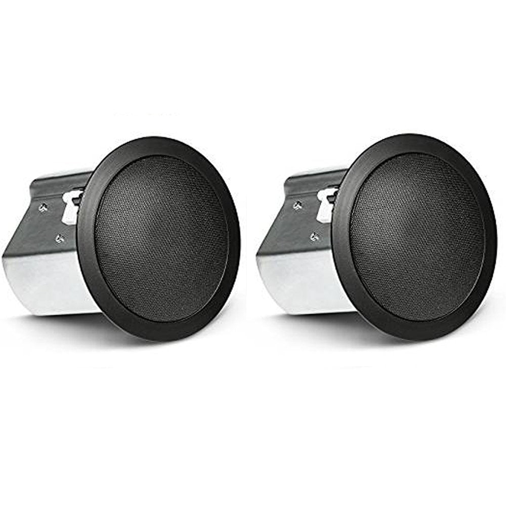 JBL Professional Control 14C/T-BK Two-Way 4-Inch Coaxial Ceiling Loudspeaker, Black, Sold as Pair