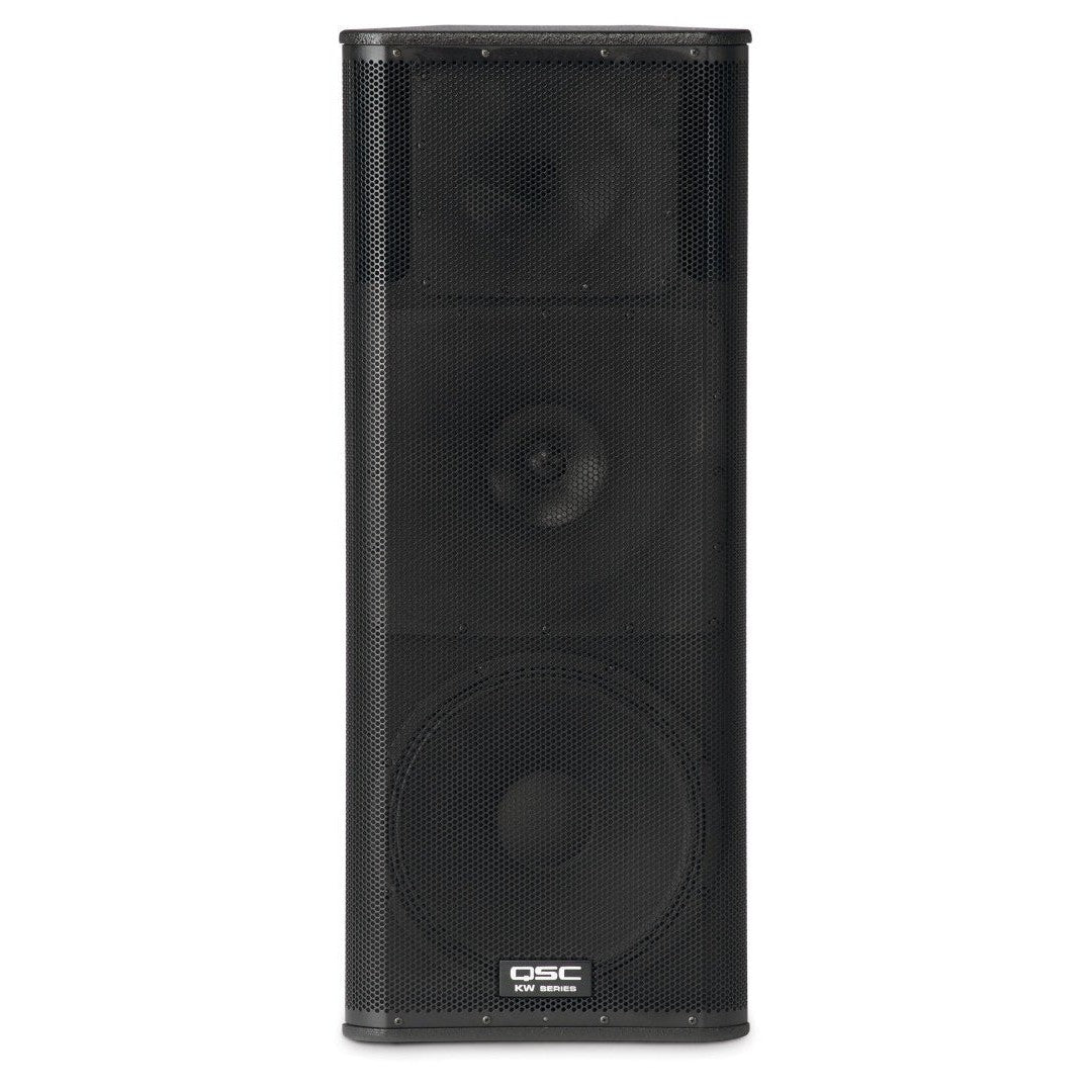 QSC KW153 15" 1000 Watt 3-Way Active PA Loudspeaker, MultiColored