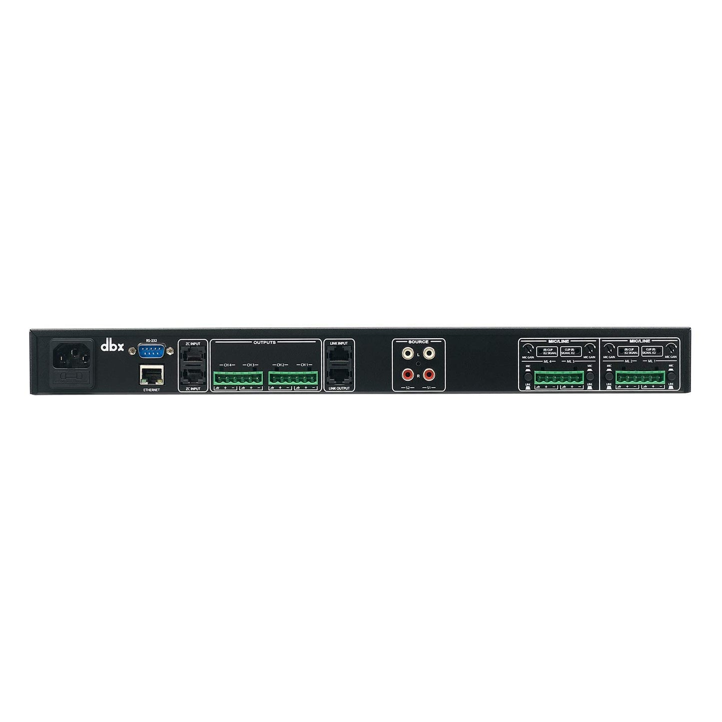 dbx ZonePRO 640m 6x4 Digital Zone Processor with Link Bus