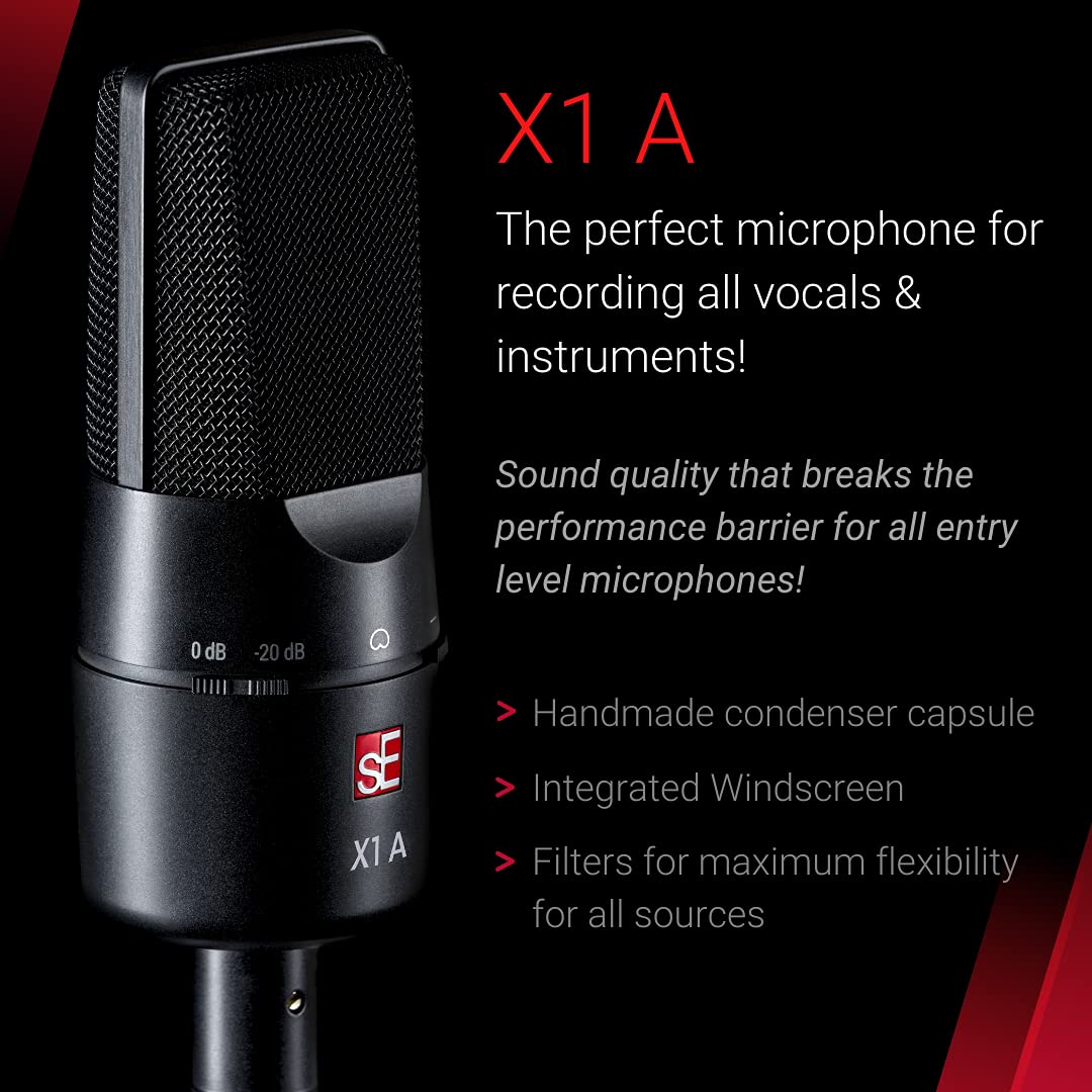 SE ELECTRONICS - X1 Series Condenser Microphone and Clip