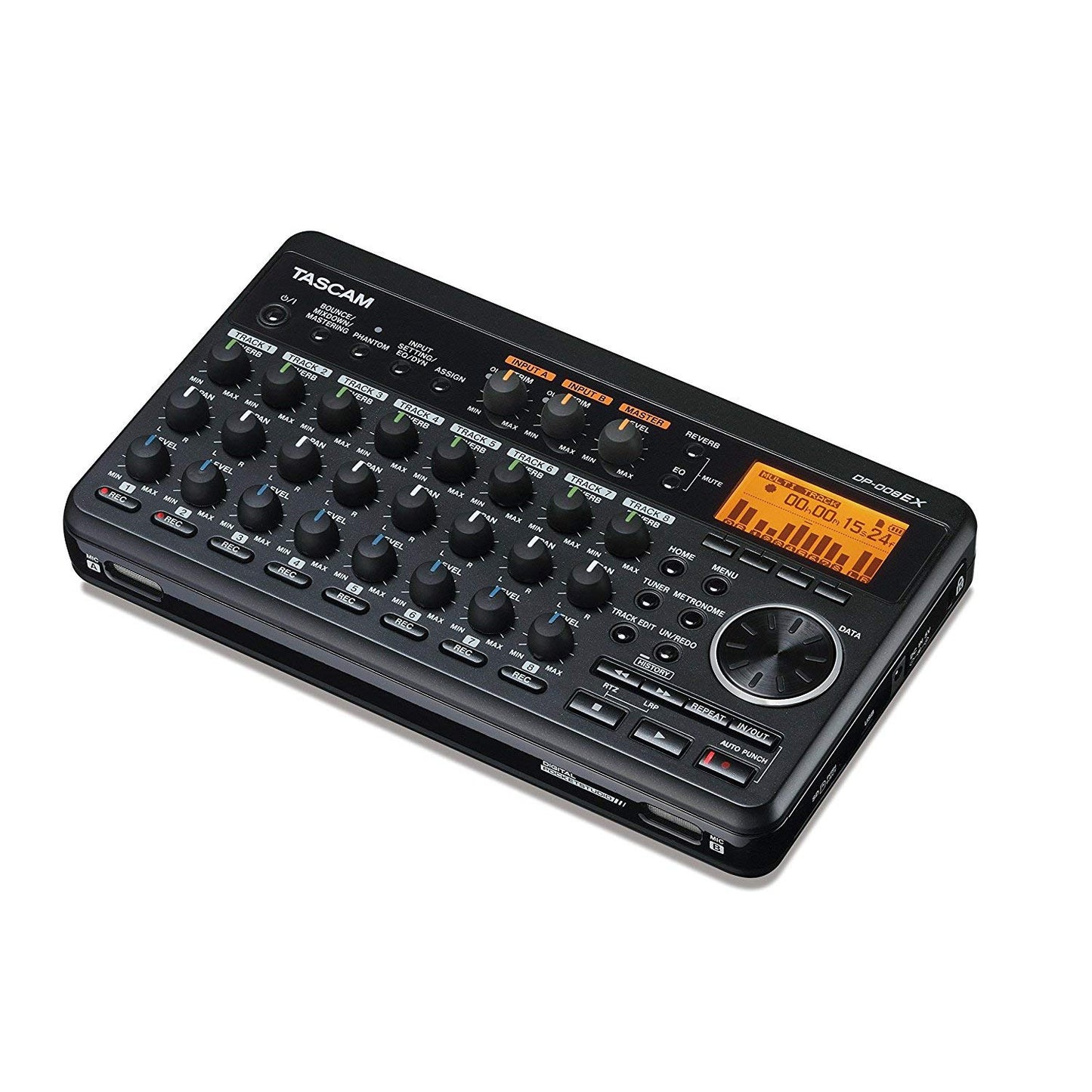 TASCAM DP-008EX Digital Portastudio 8-Track Portable Multi-Track Recorder