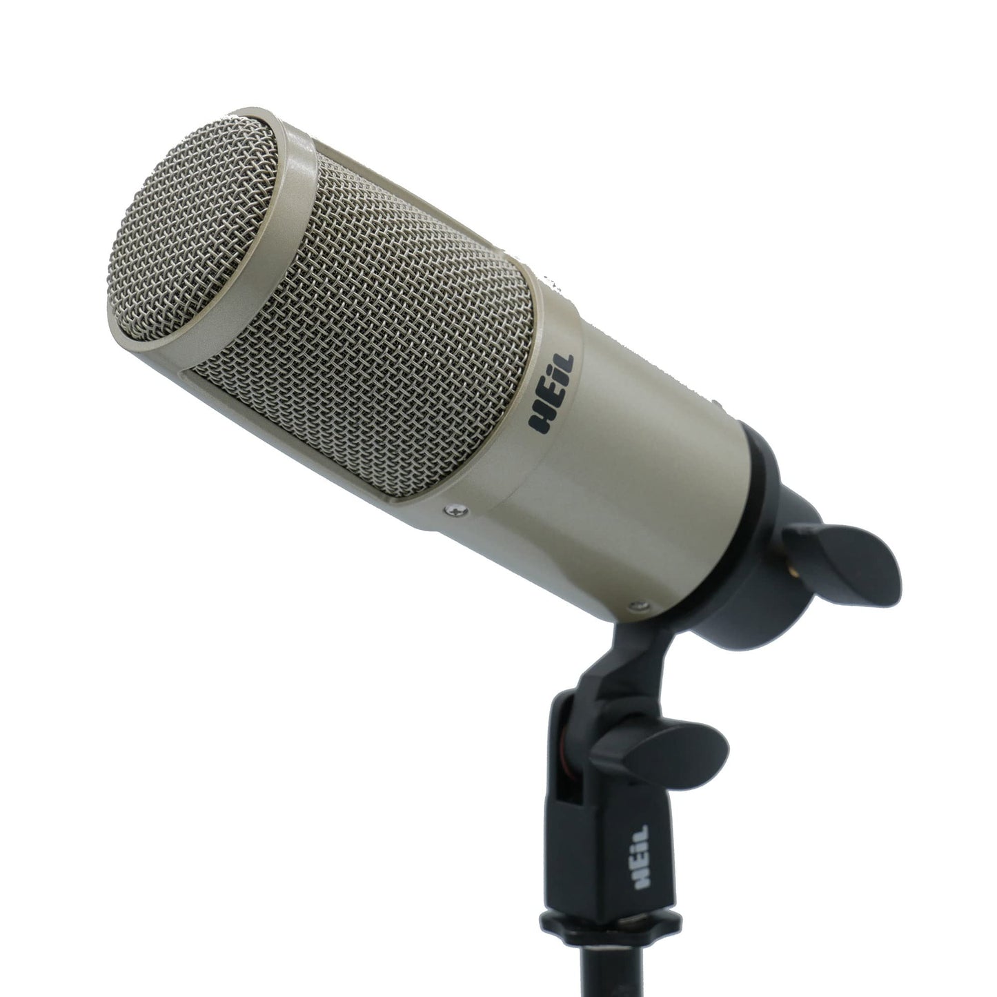 Heil PR 30 Dynamic XLR-Microphone for Video Podcast, Live Sound, Instrumentals, Recording, and Broadcast, Wide Frequency Response, Smooth Sound, Superior Rear Noise Rejection - Champagne