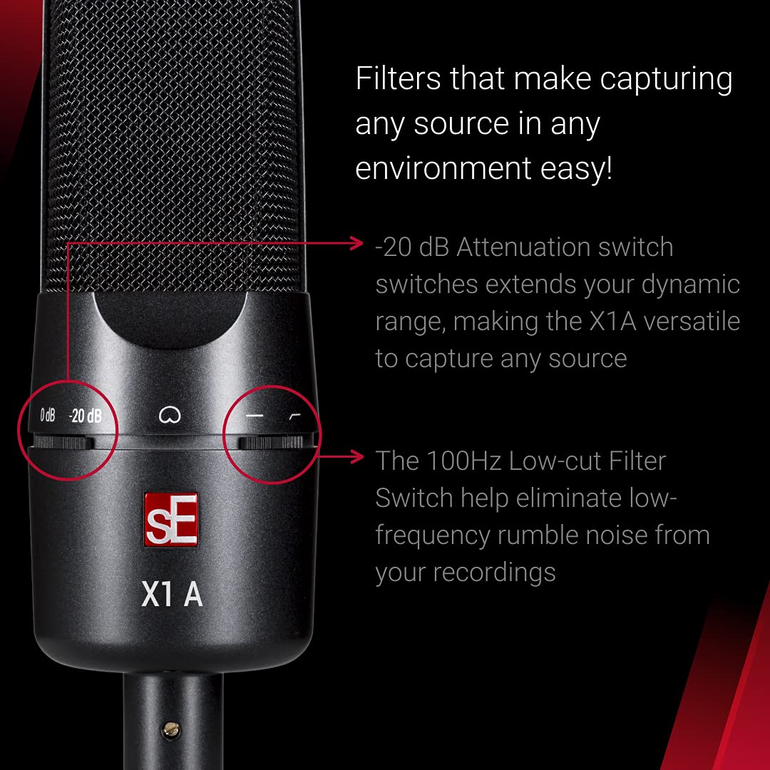 SE ELECTRONICS - X1 Series Condenser Microphone and Clip