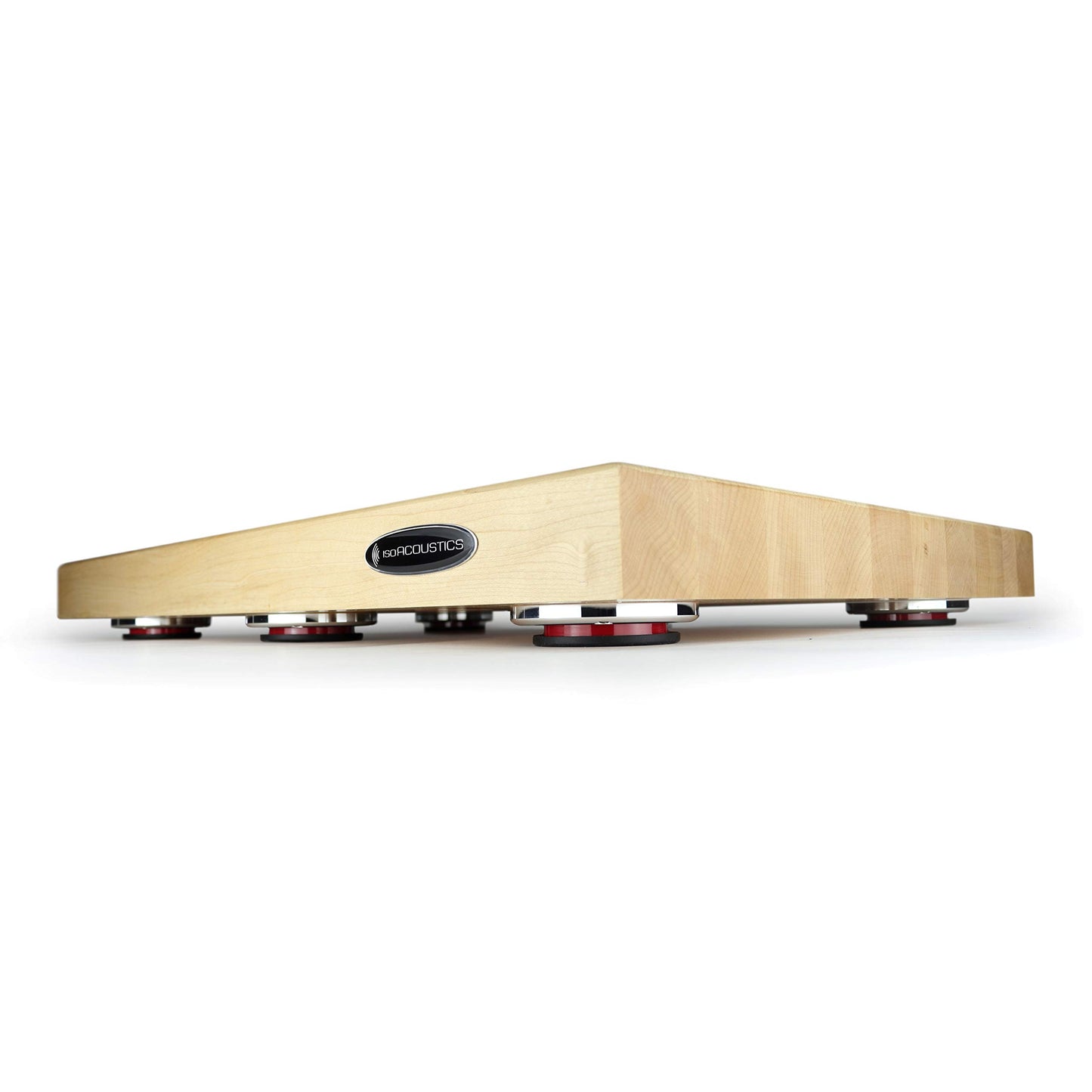 IsoAcoustics Delos Turntable Isolation Butcher Block Series: 2216M1 (22" W x 16" D x 1.75" H) Maple