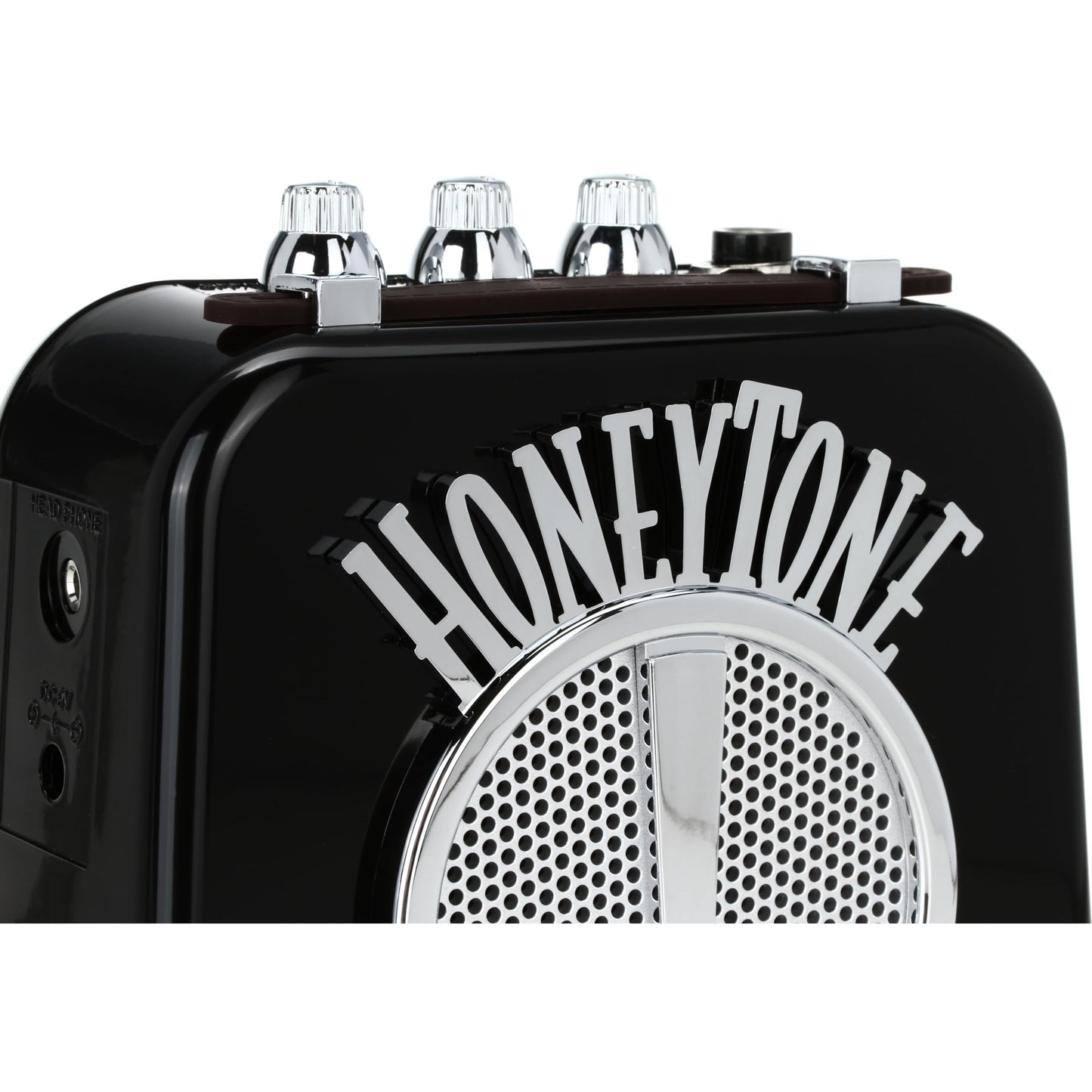 Danelectro Honeytone N-10 Guitar Mini Amp, Black with belt clip