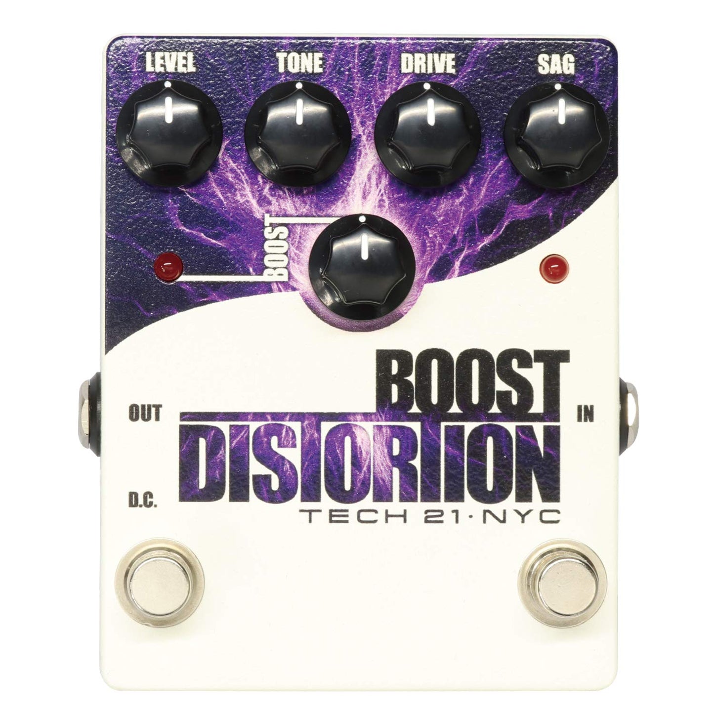 Tech 21 Boost Series BST-D Boost Distortion Guitar Distortion Effect Pedal