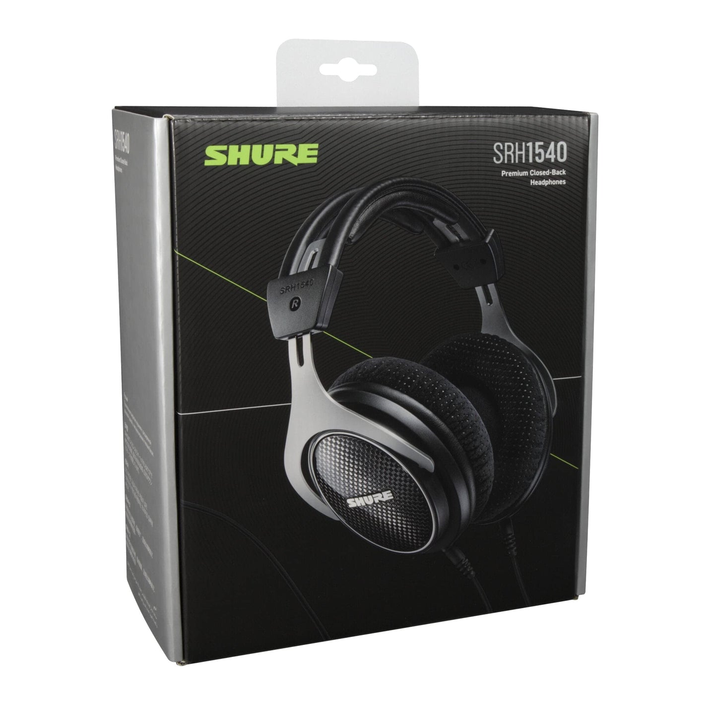 Shure SRH1540 Premium Closed-Back Headphones with 40mm Neodymium Drivers for Clear Highs and Extended Bass, Built for Professional Audio/Sound Engineers, Musicians and Audiophiles (SRH1540-BK)