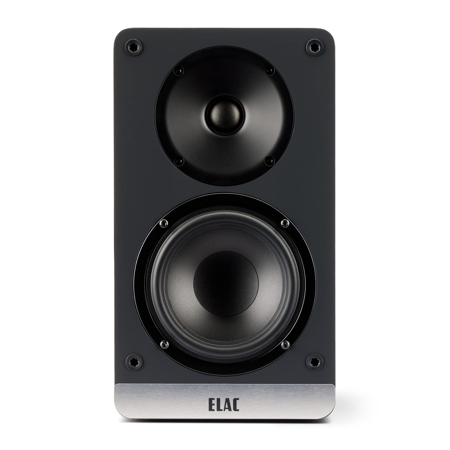 ELAC Debut ConneX 4-1/2" Powered Bookshelf Speakers with HDMI ARC, Pair of Bookshelf Speakers for Home Entertainment System, Black