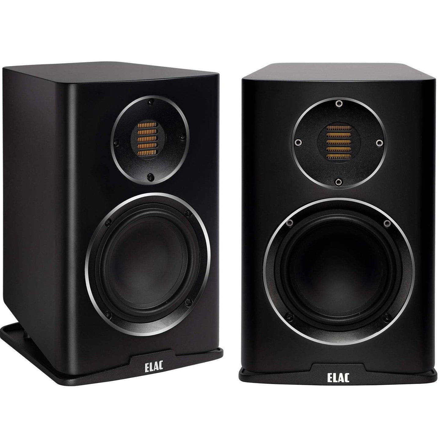 ELAC BS243.4-SB Carina Premium Bookshelf Speakers - (Pair) Satin Black