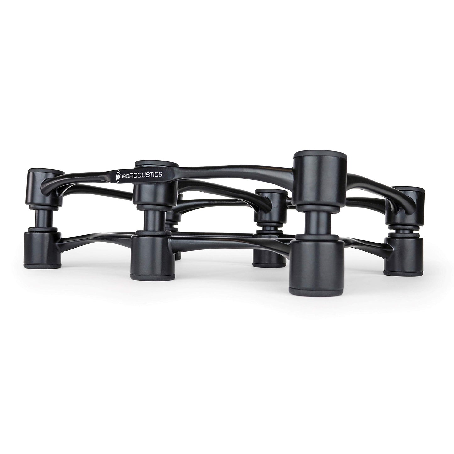 IsoAcoustics Aperta Series Isolation Speaker Stands with Tilt Adjustment: Aperta300 (11.8" x 7.9") Black (Single)