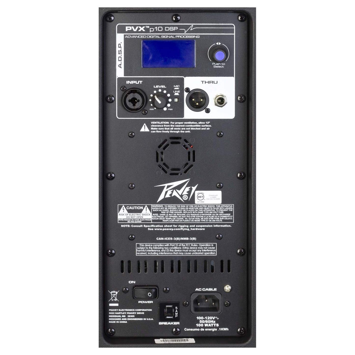 Peavey PVXp 10 DSP 510-Watt 10 inch Powered Speaker