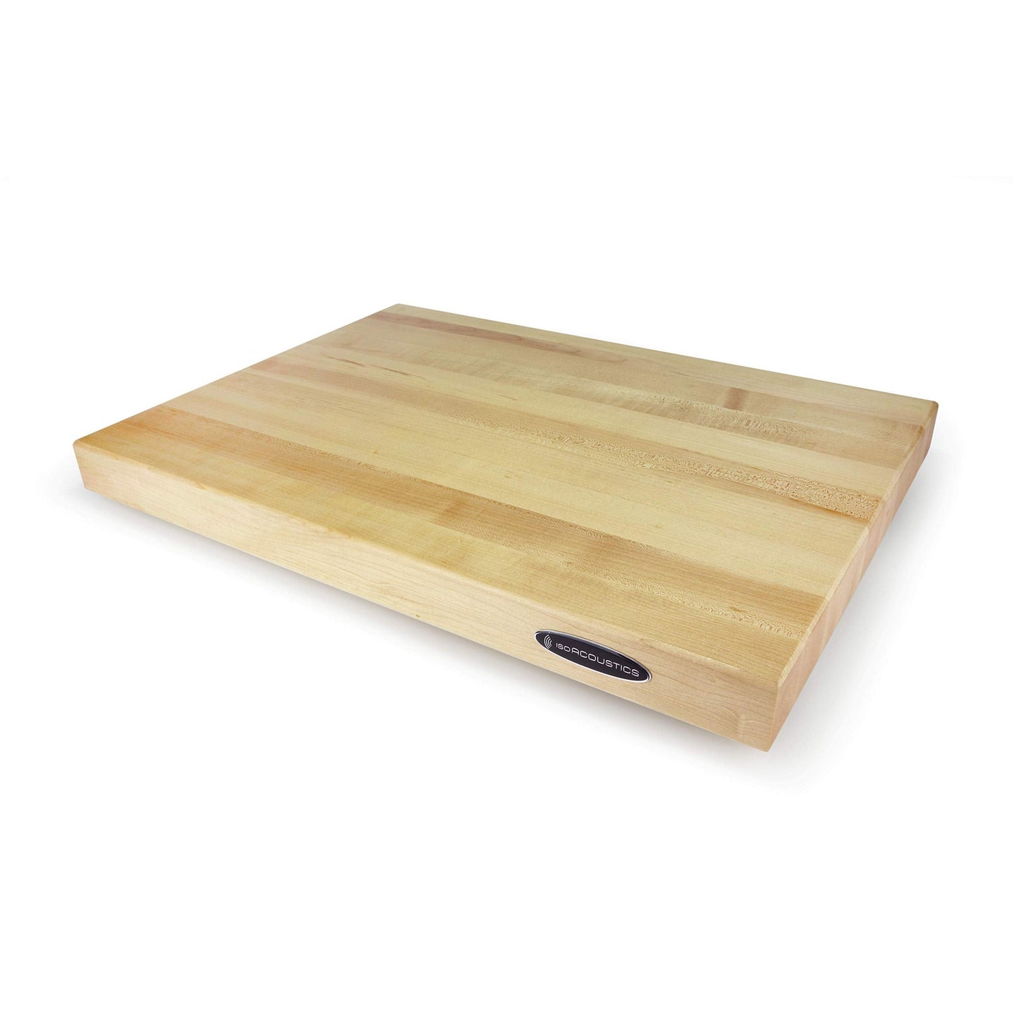 IsoAcoustics Delos Turntable Isolation Butcher Block Series: 2216M1 (22" W x 16" D x 1.75" H) Maple