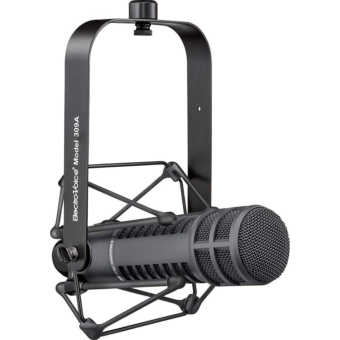 Electro-Voice RE20-BLACK Dynamic Broadcast Announcer Microphone, Black (RE20)