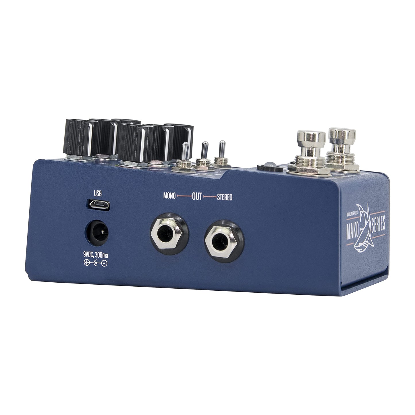 Walrus Audio MAKO Series M1 High Fidelity Modulation Machine, Blue (900-1063)