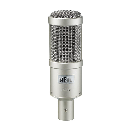 Heil PR 40 Dynamic Microphone for Streaming, Podcast, Recording, and Broadcast, XLR Microphone for Live Music, Wide Frequency Response, Smooth Sound, Superior Rear Noise Rejection - Champagne