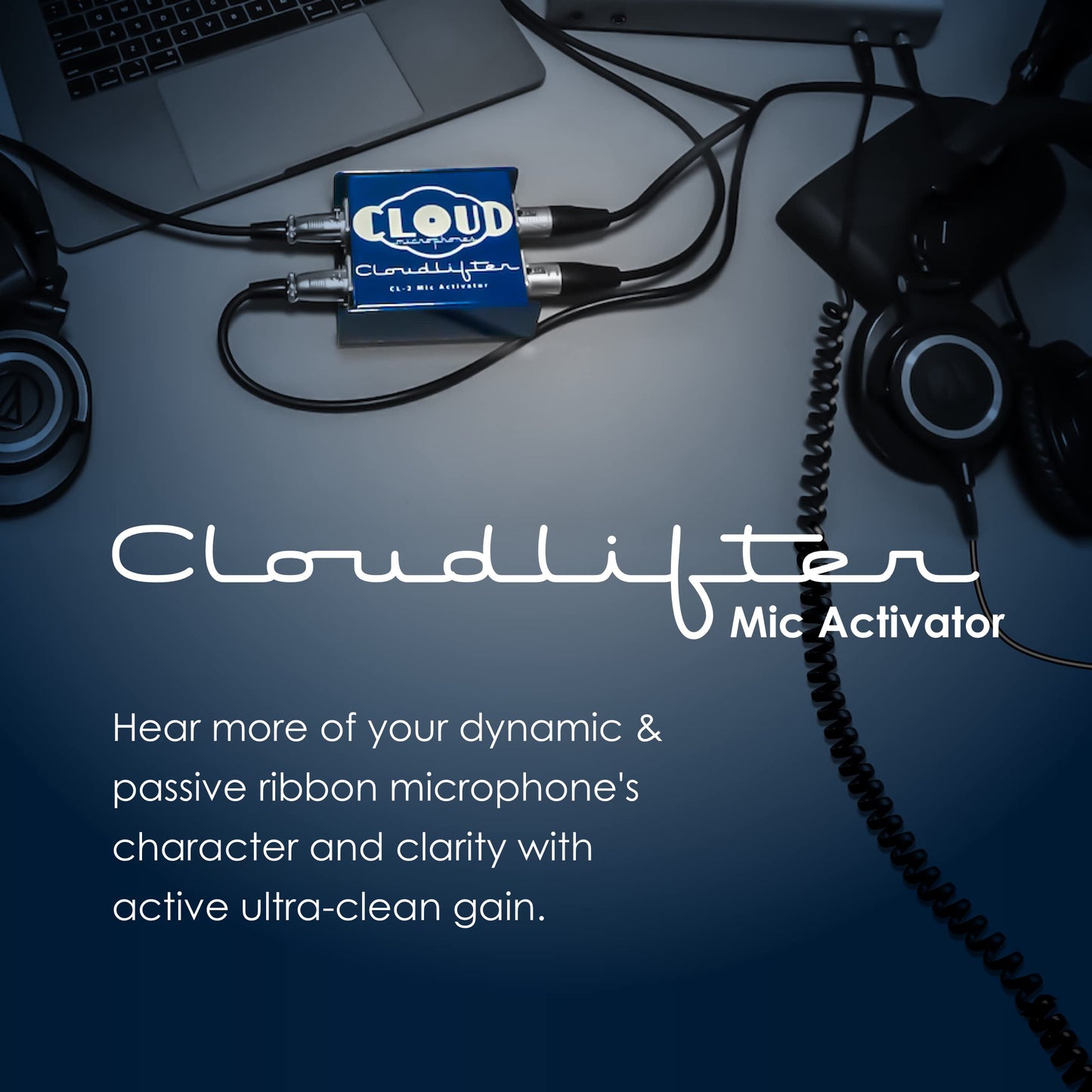 Cloud Microphones - Cloudlifter CL-2 Mic Activator - Ultra-Clean Microphone Preamp Gain - USA Made