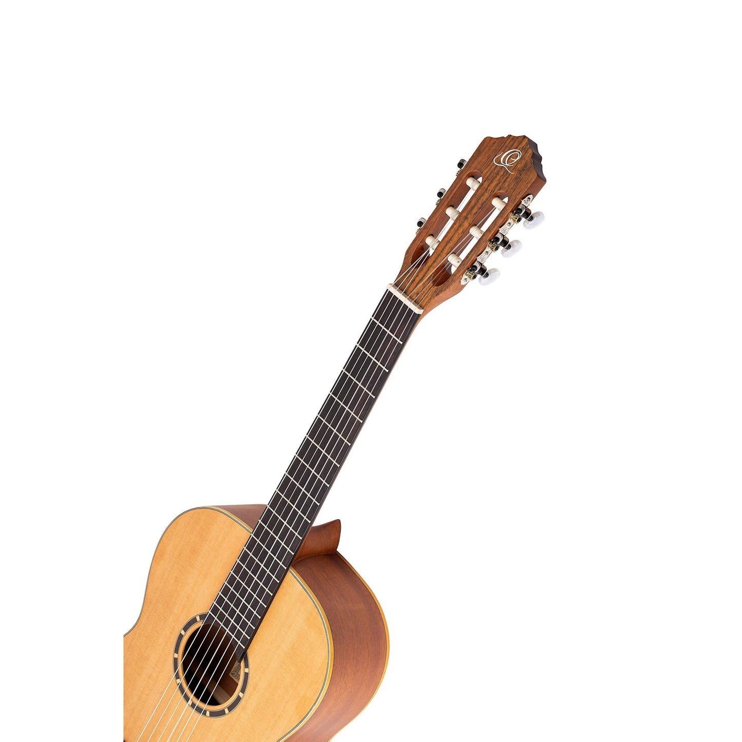 Ortega Guitars 6 String Family Series 7/8 Size Nylon Classical Guitar w/Bag, Right, Cedar Top-Natural-Satin, (R122-7/8)