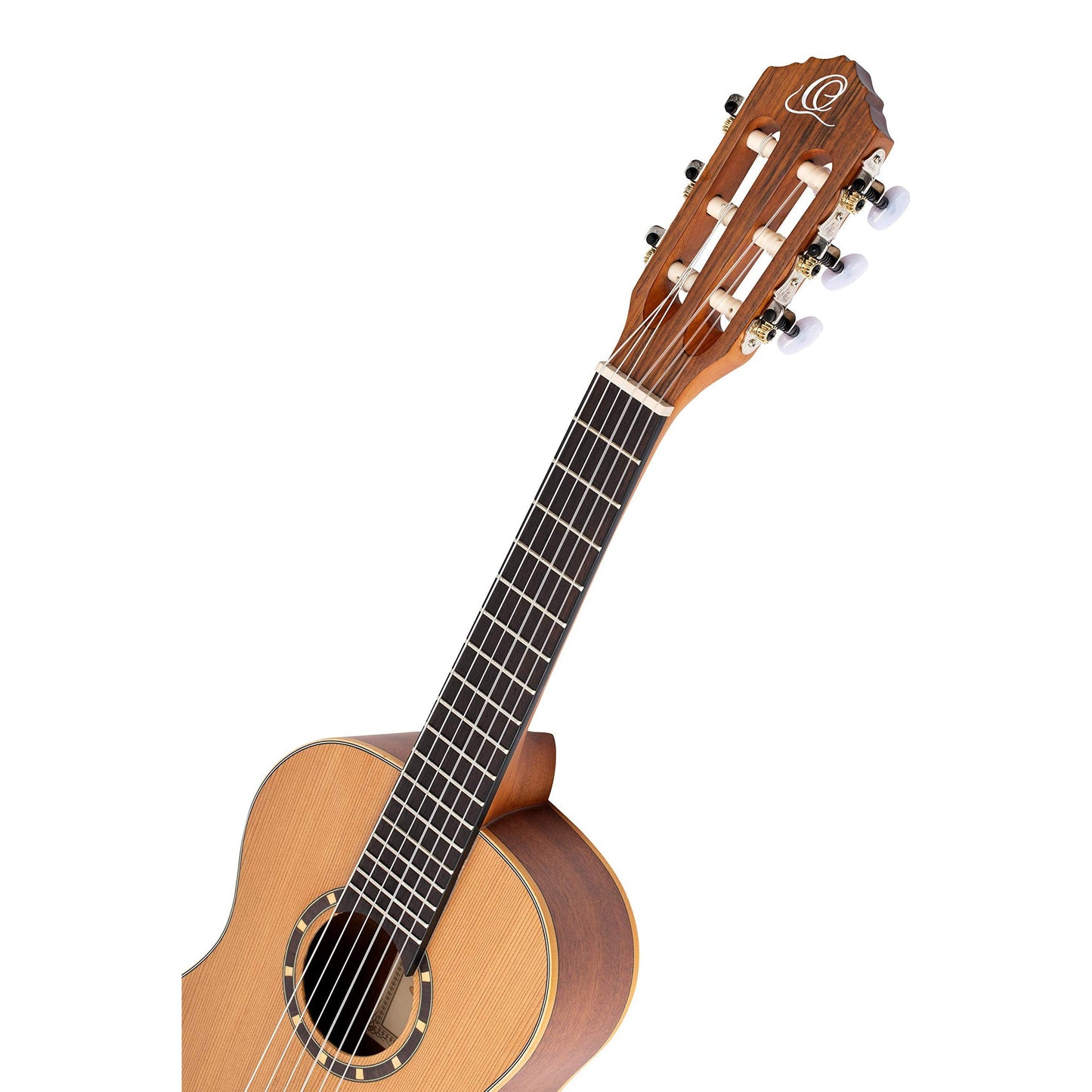 Ortega Guitars 6 String Family Series 1/4 Size Nylon Classical Guitar w/Bag, Right, Cedar Top-Natural-Satin, (R122-1/4)