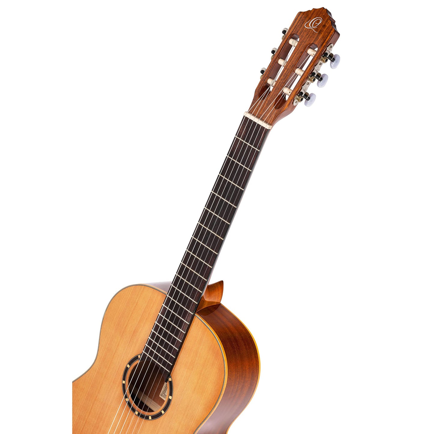 Ortega Guitars 6 String Family Series Full Size Nylon Classical Guitar w/Bag, Right, Cedar Top-Natural-Gloss, (R122G)