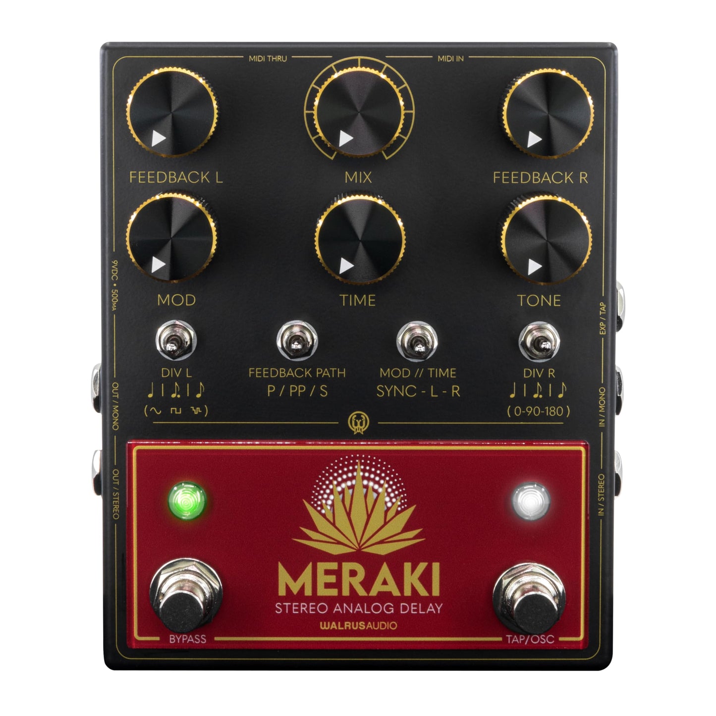 Walrus Audio Meraki Analog Stereo Delay, (900-1071)