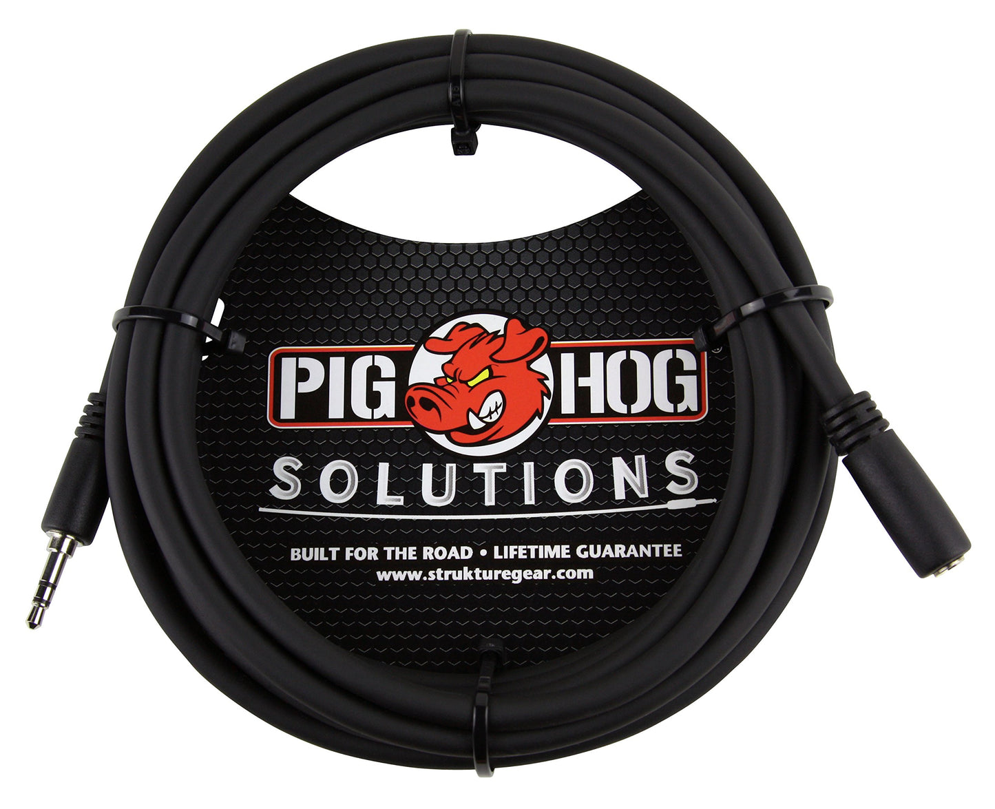 Pig Hog PHX35-10 3.5mm TRSF to 3.5mm TRSM Headphone Extension Cable, 10 Feet