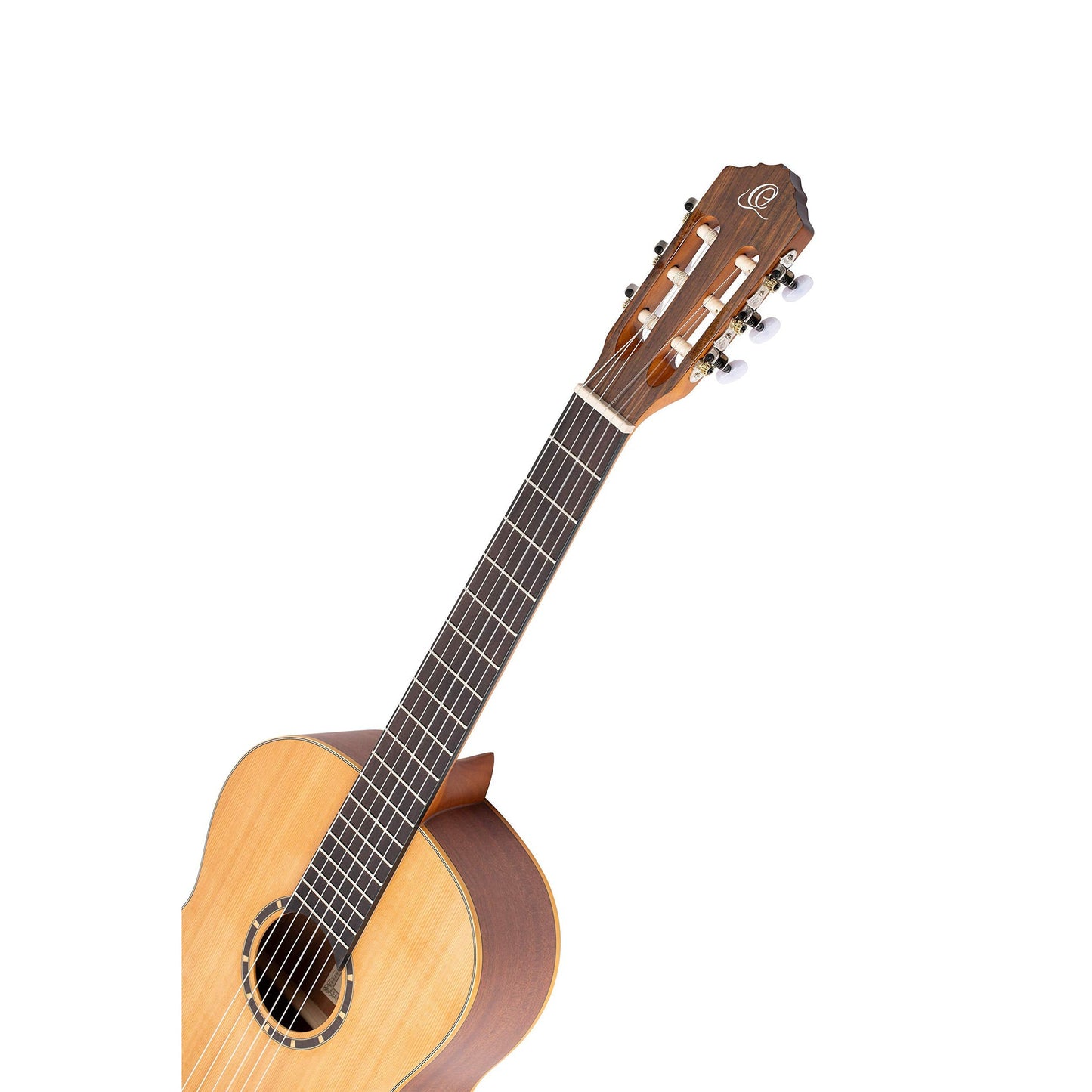 Ortega Guitars 6 String Family Series Full Size Nylon Classical Guitar w/Bag, Right, Cedar Top-Natural-Satin, (R122)