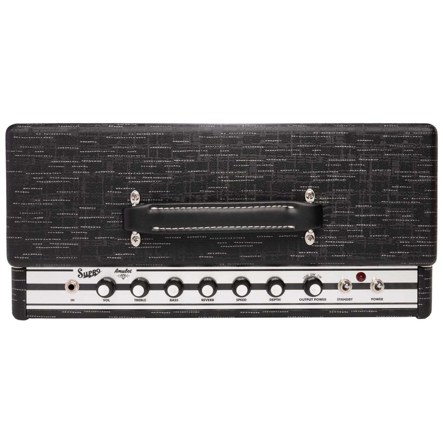 Supro 1614RT Amulet 1 x 12-inch 15-watt Tube Combo Amp - Black Scandia