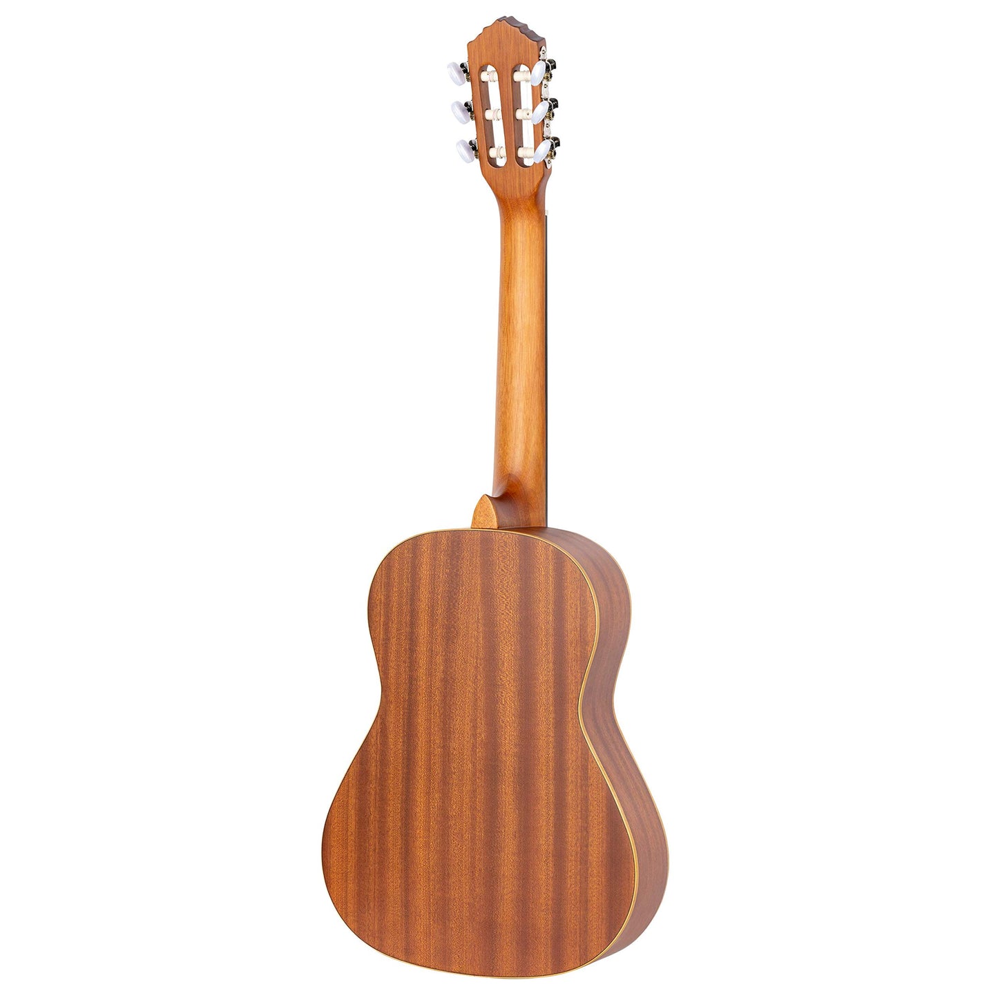 Ortega Guitars 6 String Family Series 1/2 Size Left-Handed Nylon Classical Guitar w/Bag, Cedar Top-Natural-Satin, (R122-1/2-L)