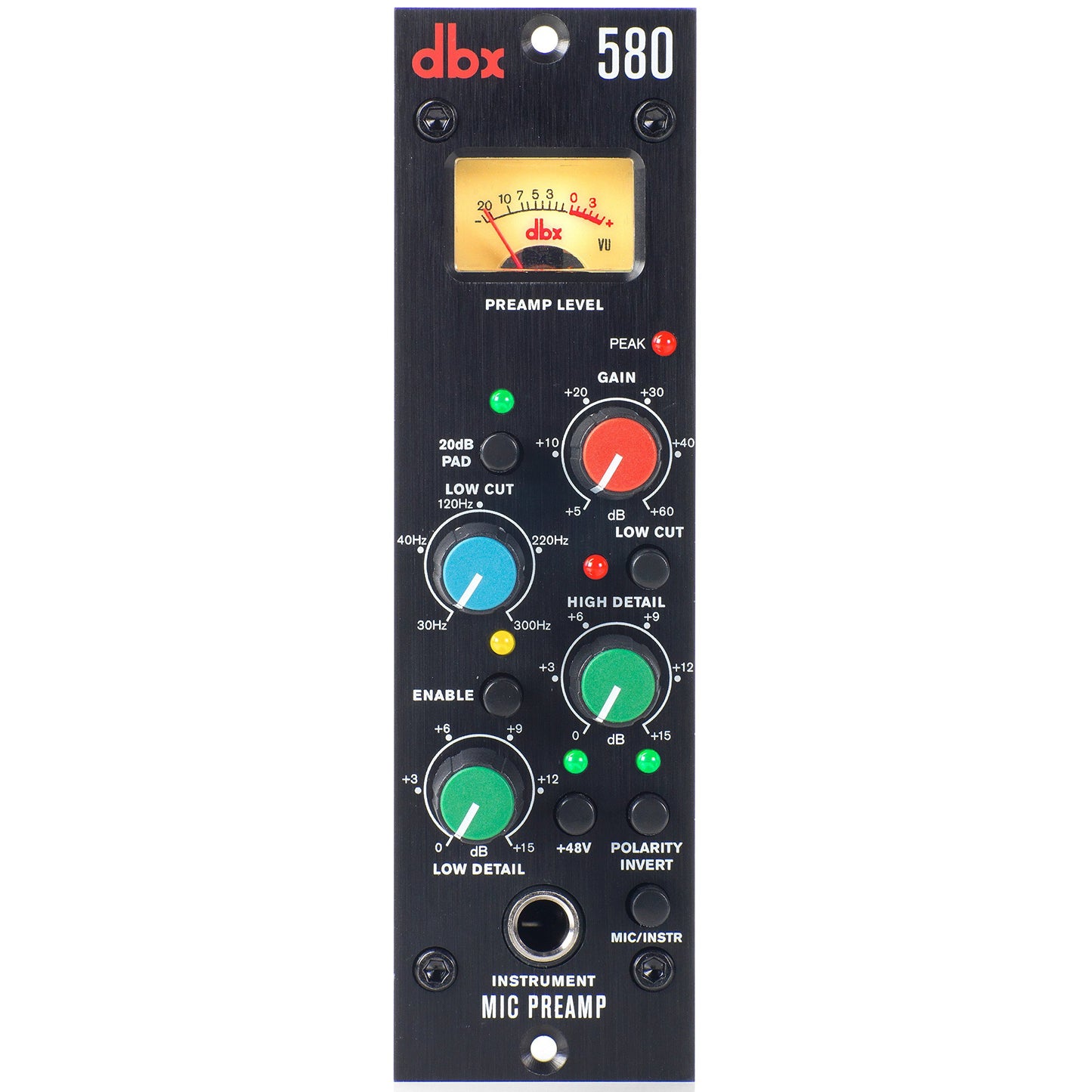 dbx 580 Compact, Professional Mic Preamp