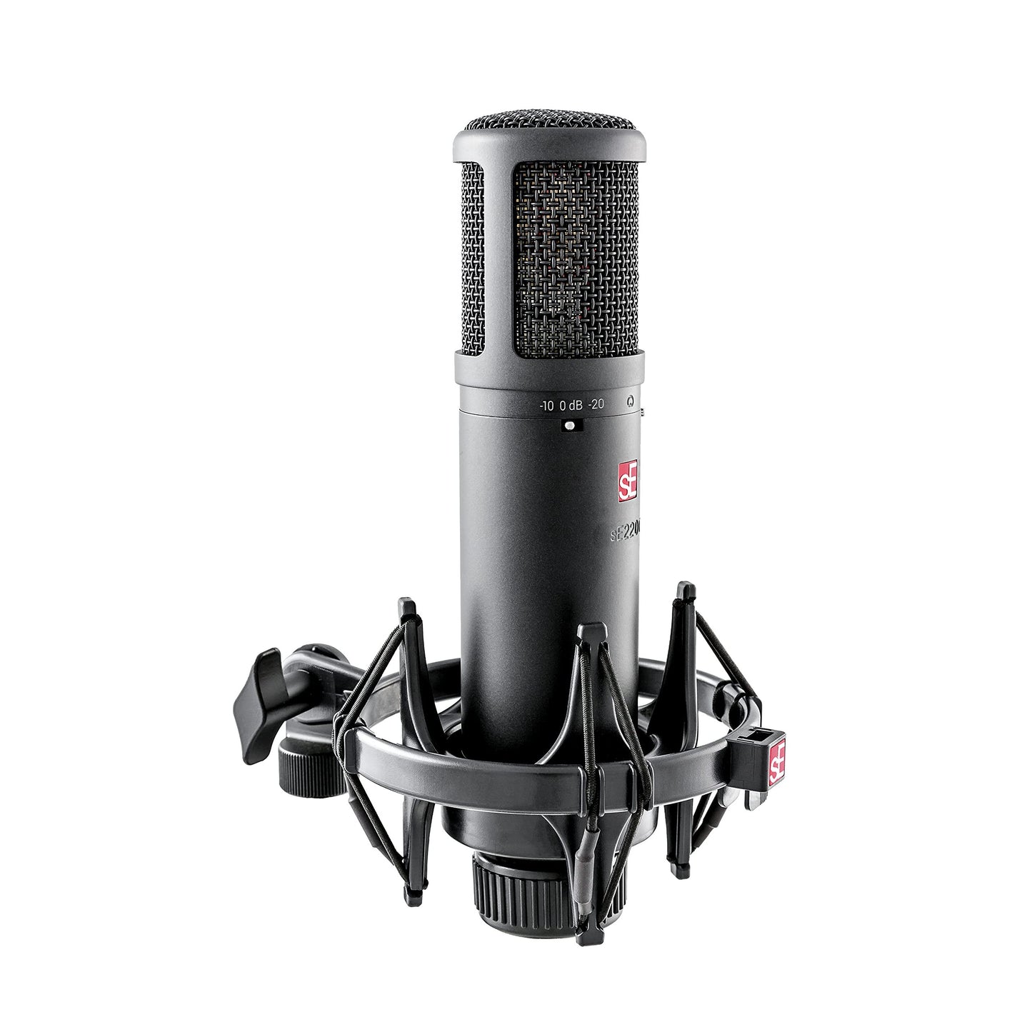 SE ELECTRONICS - 2300 Multi Pattern Large Diaphragm Condenser Mic with Shockmount and Filter