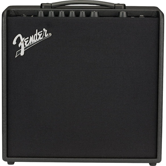 Fender Mustang LT50 Guitar Amp, 50 Watts, with 2-Year Warranty 30 Preset Effects with USB Audio Interface for Recording, 20Dx19.5Wx11.5H Inches, Black