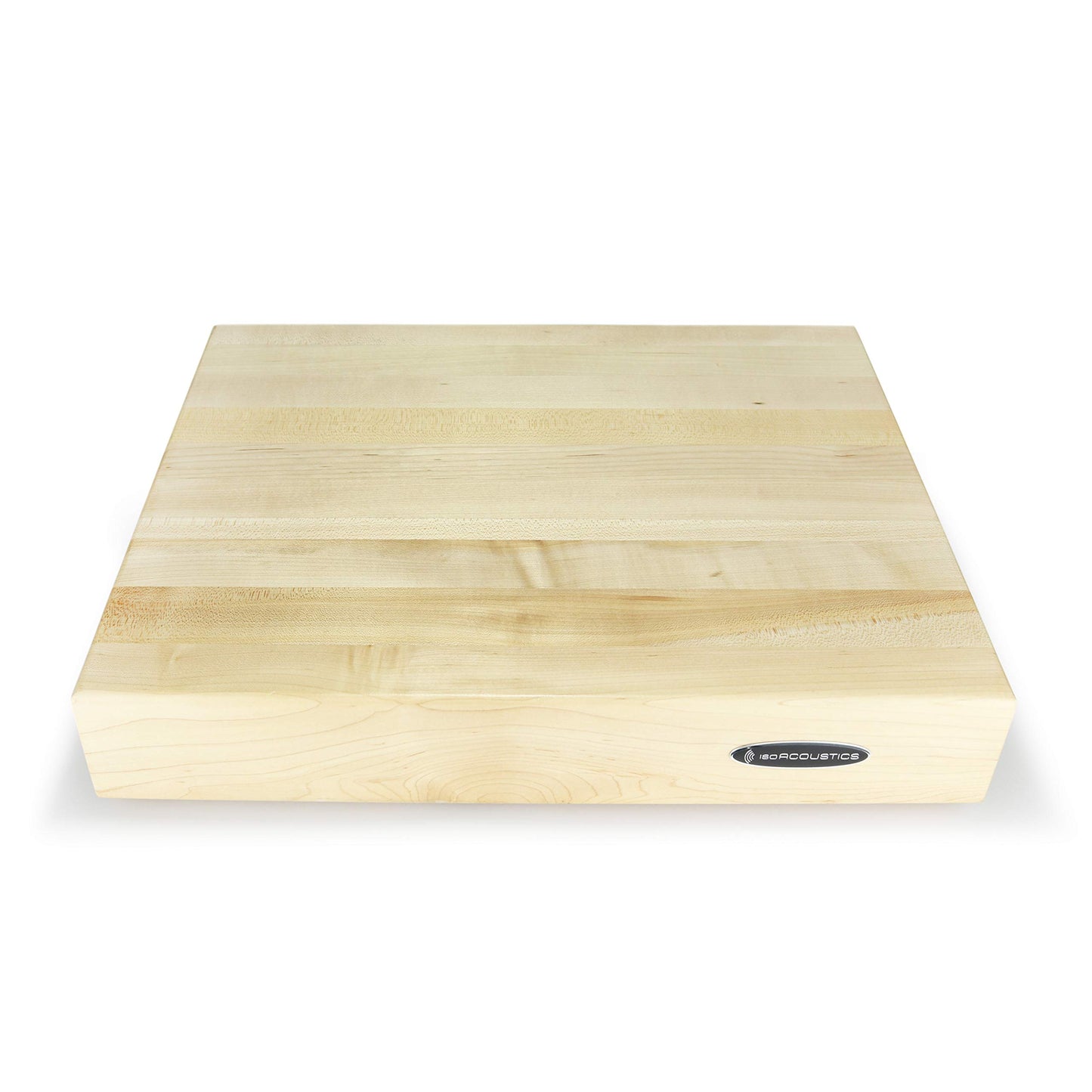 IsoAcoustics Delos Turntable Isolation Butcher Block Series: 1815M2 (18" W x 15" D x 3" H) Maple