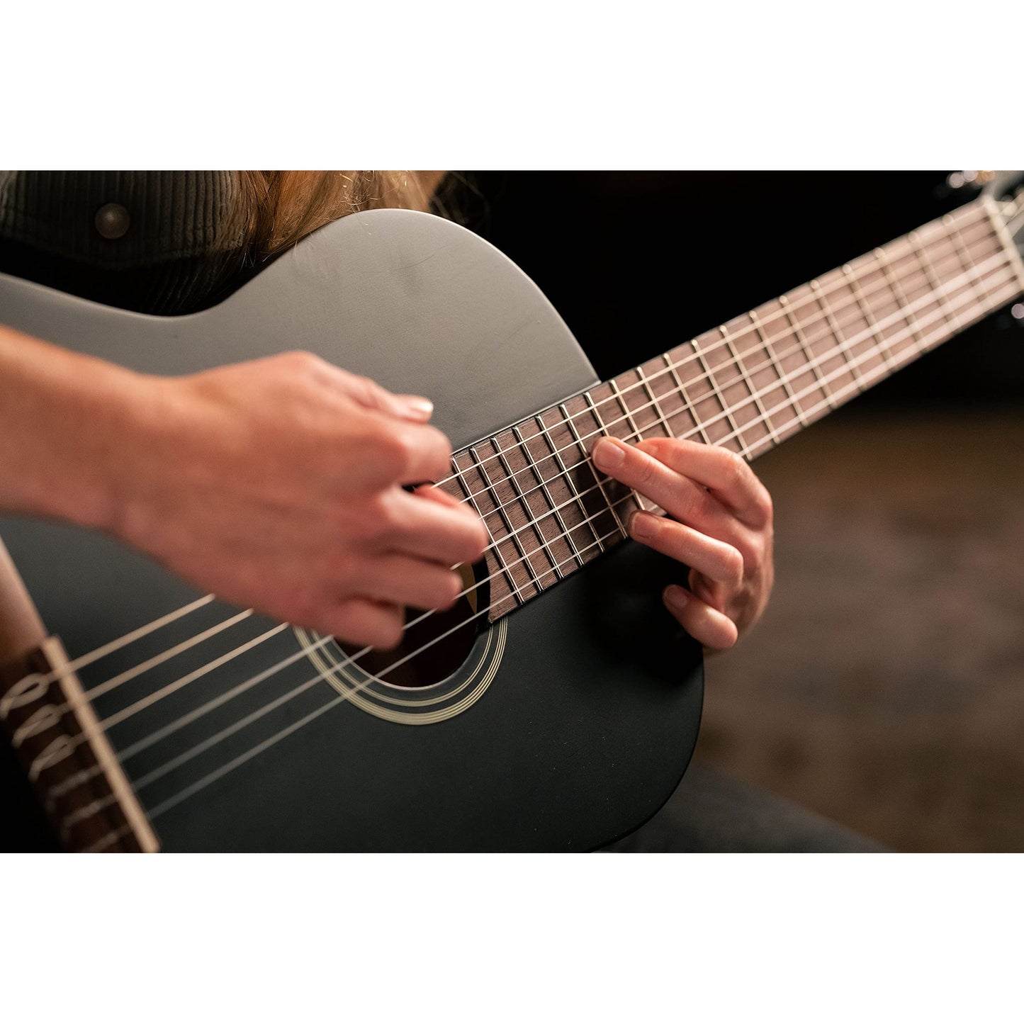 Ortega Guitars 6 String Student Series Full Size Nylon Classical Guitar, Right (RST5MBK)