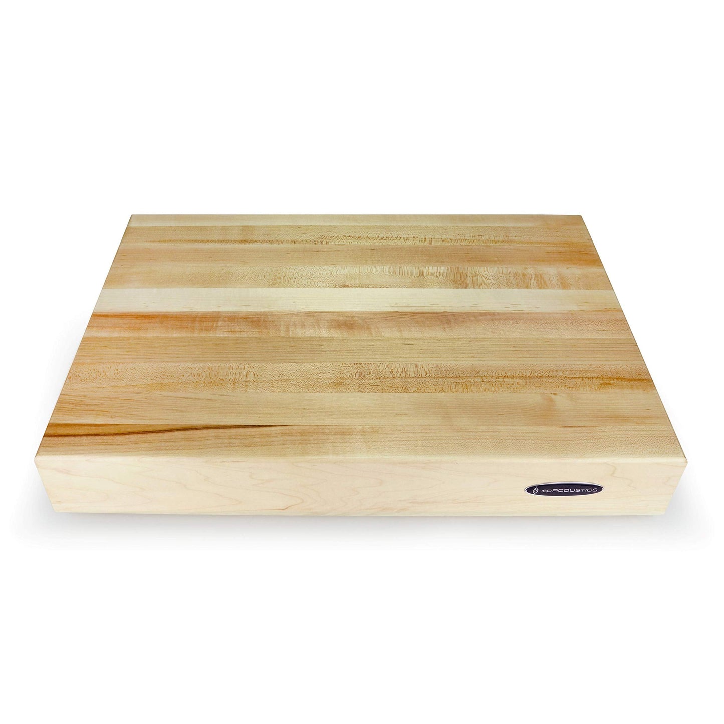 IsoAcoustics Delos Turntable Isolation Butcher Block Series: 2216M2 (22"W x 16"D x 3"H) Maple