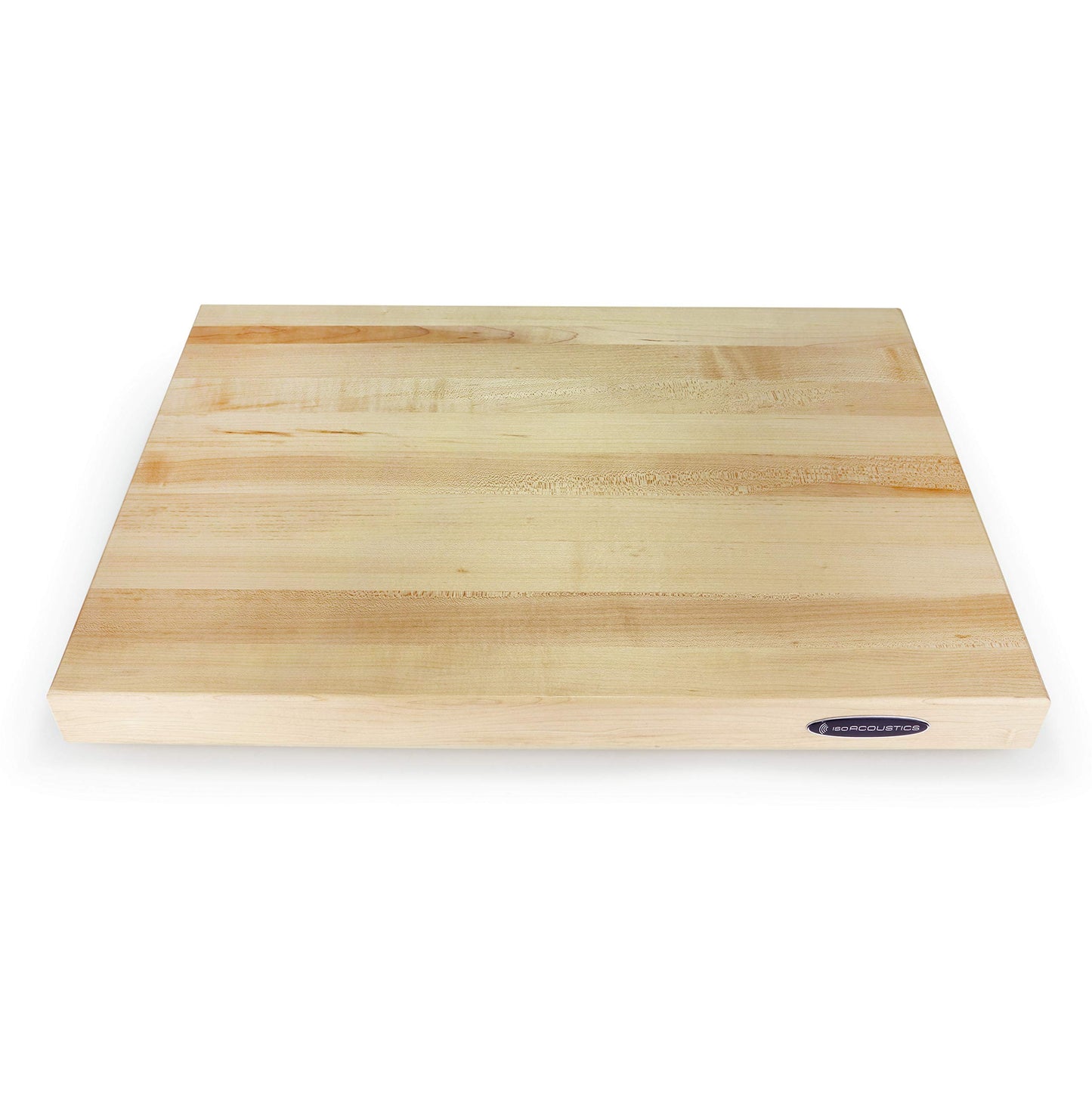 IsoAcoustics Delos Turntable Isolation Butcher Block Series: 2216M1 (22" W x 16" D x 1.75" H) Maple