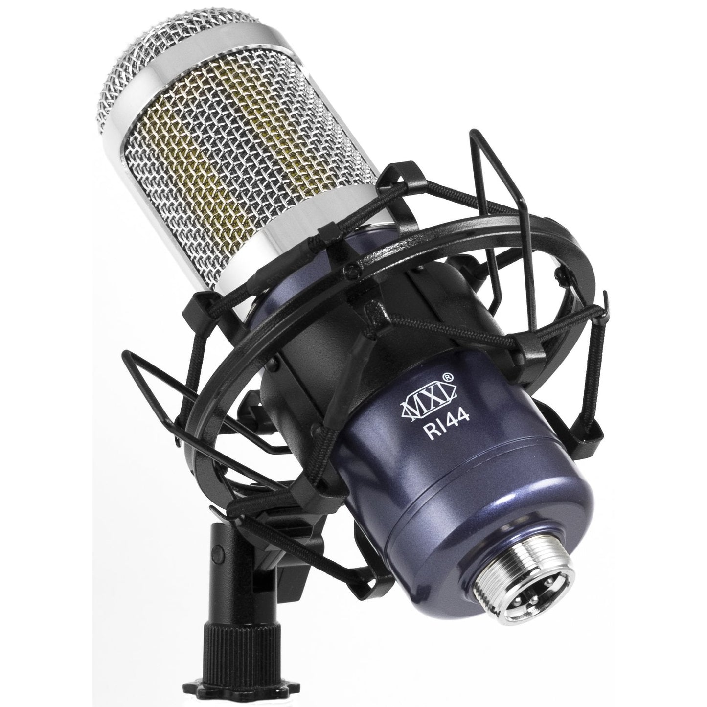 MXL R144 Multi-Purpose Ribbon Microphone with Shockmount, Purple (MXL R144)