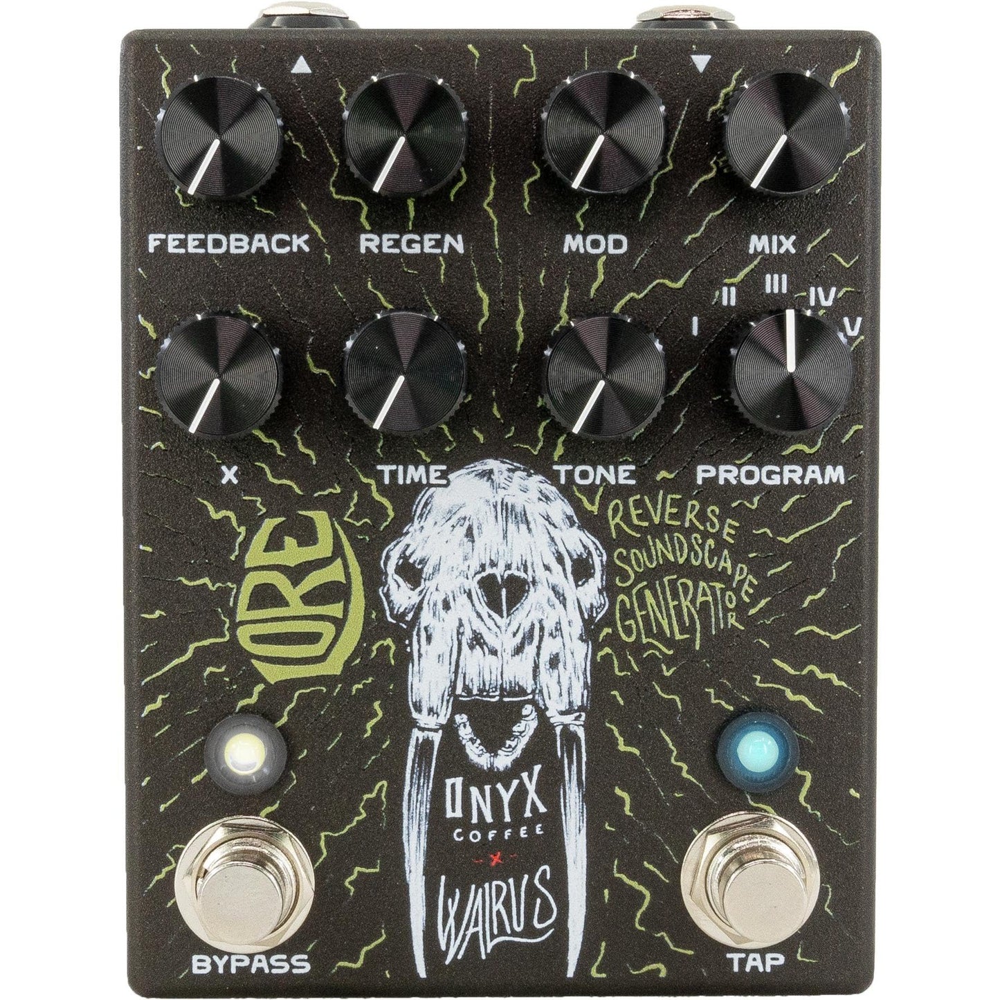 Walrus Audio Lore Reverse Soundscape Generator - Onyx Coffee Limited Edition