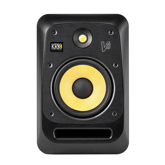 KRK V8 Series 4 8" 2-Way Powered Studio Reference Monitor, Black