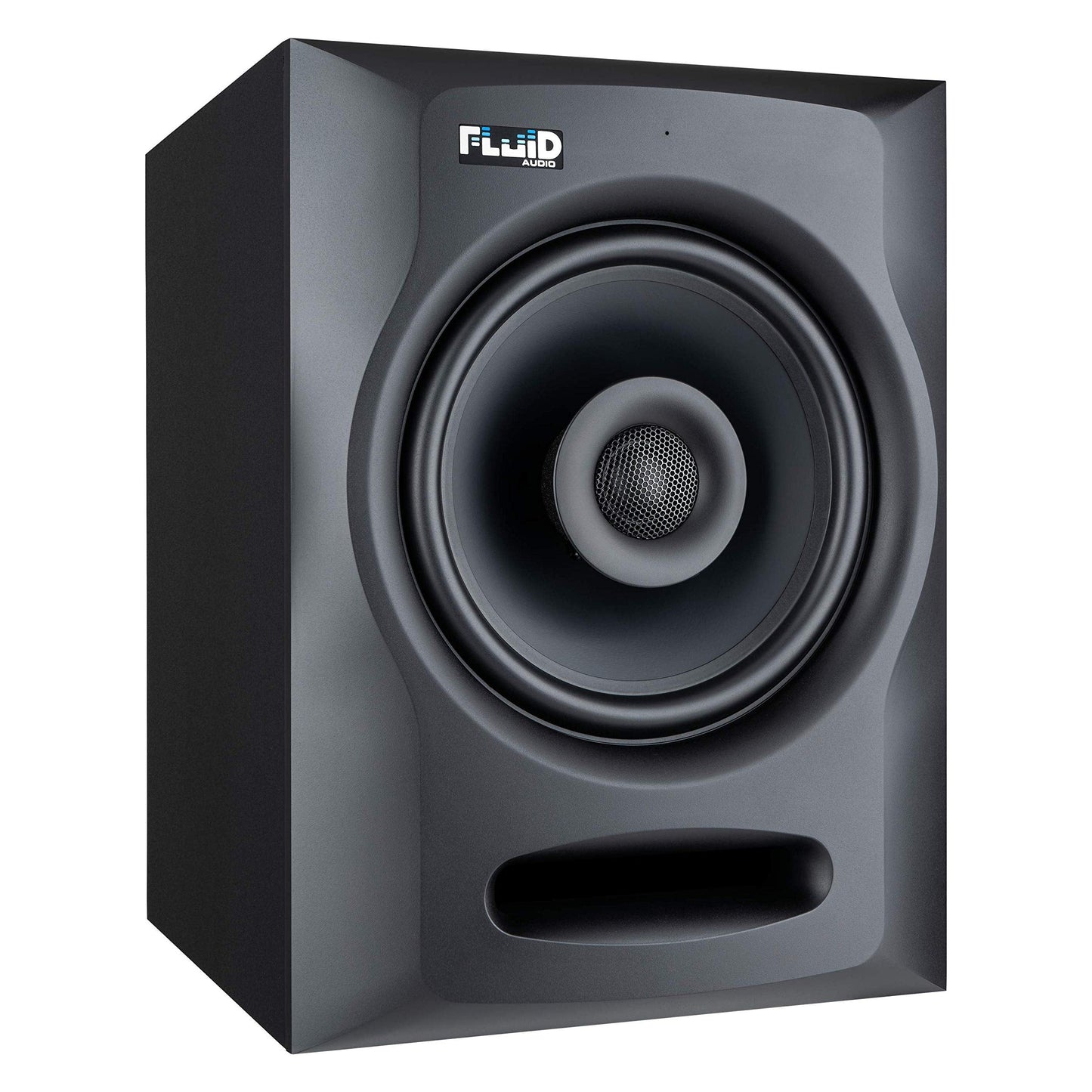 Fluid Audio FX80 Black : 8" Single Point Source Coax Reference Monitor, Bi-Amplified 110w 35Hz - 22kHz (+/-3db)