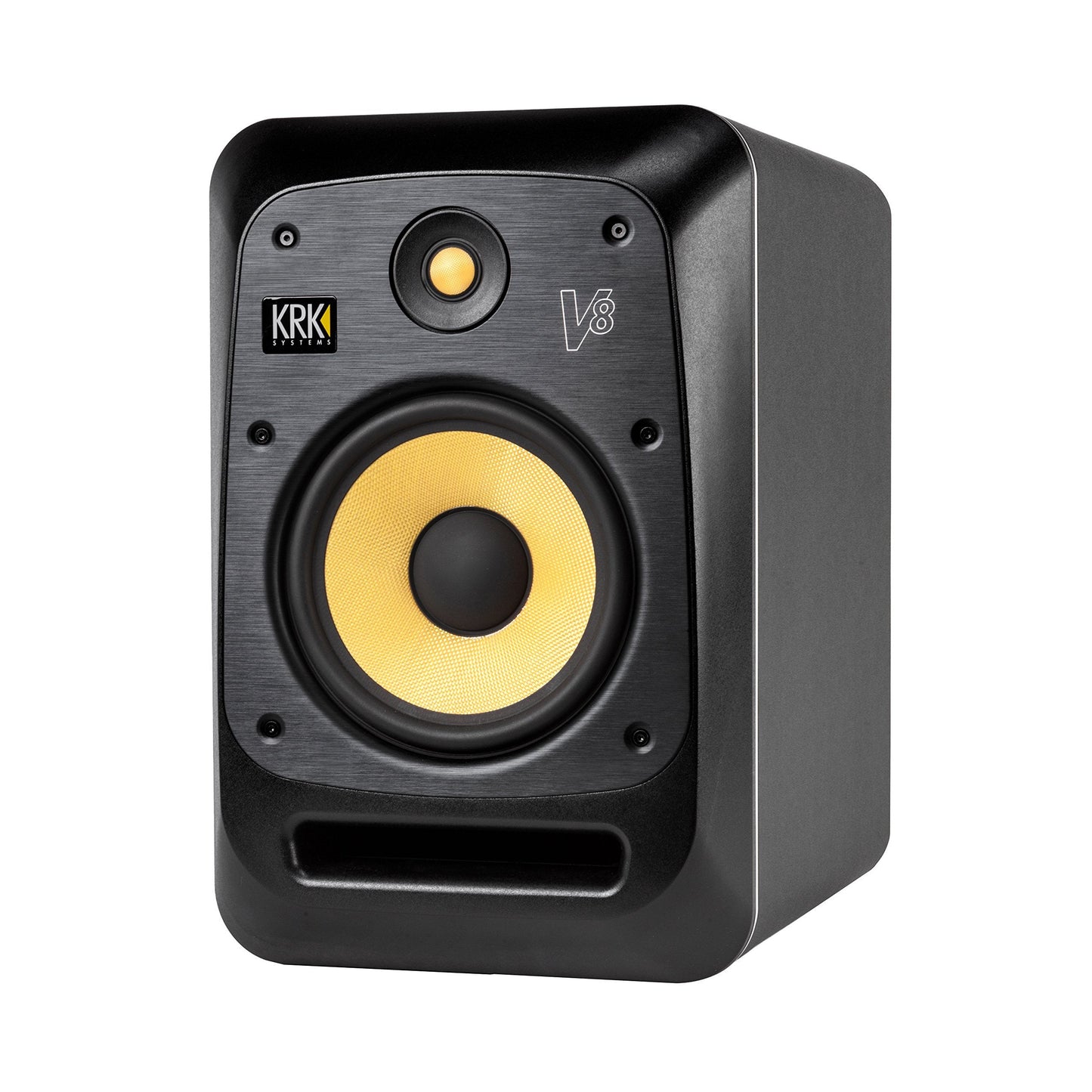 KRK V8 Series 4 8" 2-Way Powered Studio Reference Monitor, Black